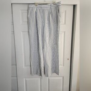 👻 5 For $25 👻NWOT LOFT Blue and White Striped Pants